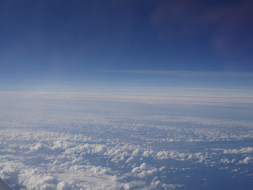 Вид из самолета Гамбург-Санкт-Петербург